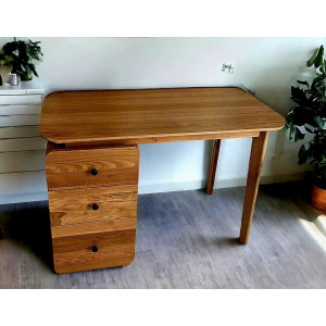 Ora Oak : Bàn Làm Việc + 3 Ngăn Kéo Đảo Chiều